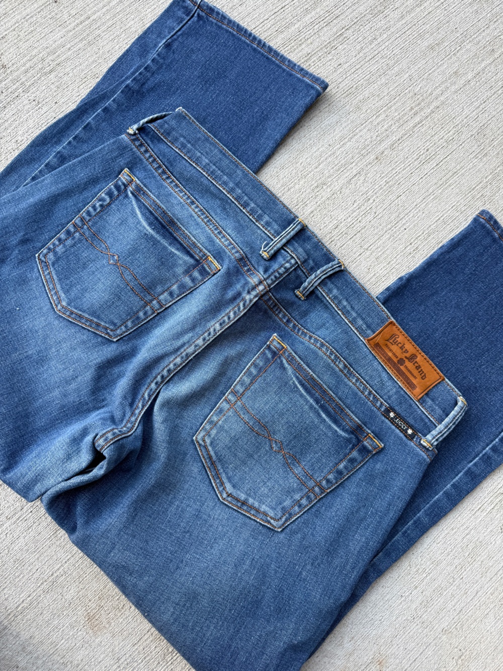 Lucky Brand Straight Leg Crop Jeans